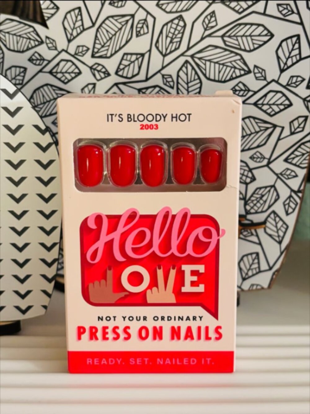 Hello Love It’s Bloody Hot Press On Nails